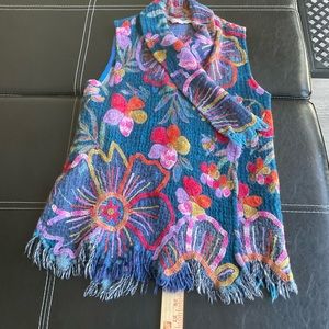 Soft Surroundings Boho vest S/M